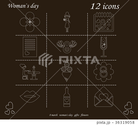 I love you womens doodle 12 icon in set of womens 36319058