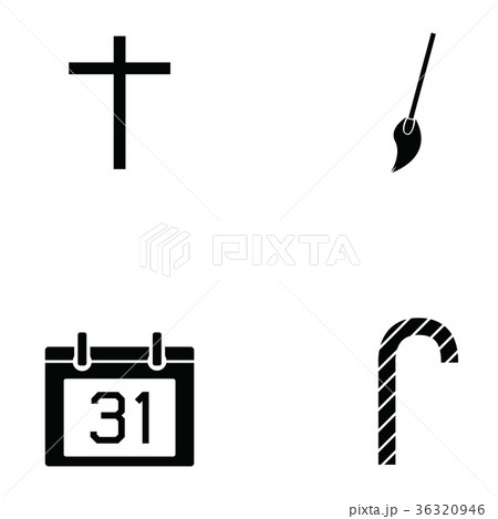 halloween icon set 36320946