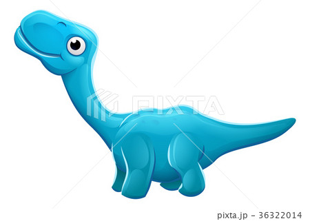 Cute Apatosaurus Cartoon Dinosaur Cute Apatosaurus Cartoon Dinosaur 36322014