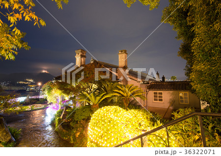 グラバー邸　ライトアップ 36322071