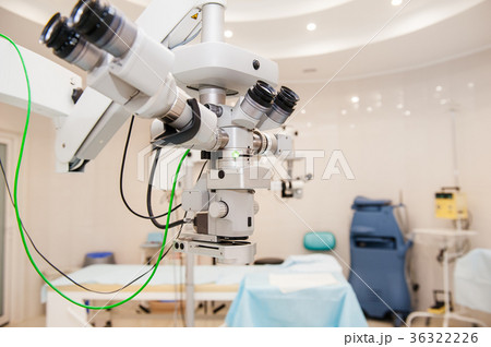 Fragment of ophthalmic laser system in eye surgery Fragment of ophthalmic laser system in eye surgery 36322226
