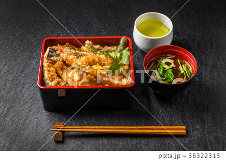 天重 和食 box lunch with tempura japanese food2 天重 和食 box lunch with tempura japanese food2 36322315