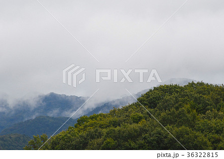 六甲山と靄 六甲山と靄 36322815