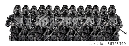 Squad of futuristic nazi soldiers Squad of futuristic nazi soldiers 36323569