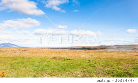 landscape near Gullfoss waterfall in Iceland landscape near Gullfoss waterfall in Iceland 36324747