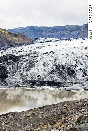 Solheimajokull glacier in Iceland in autumn Solheimajokull glacier in Iceland in autumn 36324788