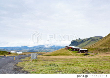 apartment houses in Vik village in Iceland 36325283