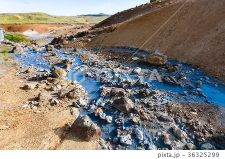 hot creek in Krysuvik area, Iceland 36325299