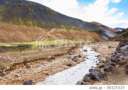 riverbed in Graenagil canyon in Iceland 36325525