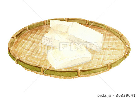 ザルにのせた角餅 お餅【】 36329641
