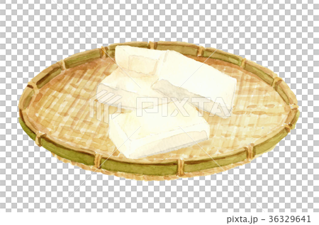 ザルにのせた角餅 お餅【】 36329641