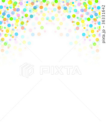 カラフルドット 背景素材のイラスト素材