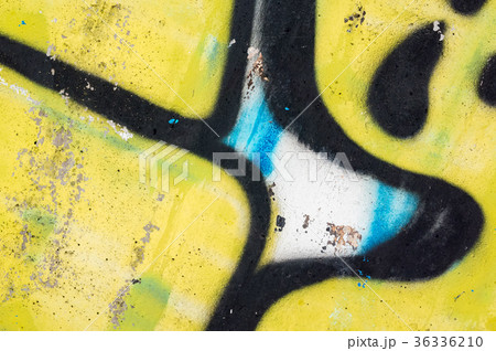 Abstract graffiti fragment on concrete Abstract graffiti fragment on concrete 36336210