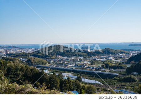 東海道新幹線と三河湾 東海道新幹線と三河湾 36336639