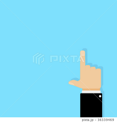 Finger pointer up, banner poster with copy space Finger pointer up, banner poster with copy space 36339469