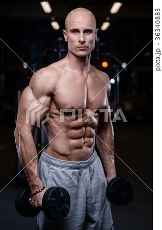 Brutal strong bodybuilder athletic men muscles Brutal strong bodybuilder athletic men muscles 36340883