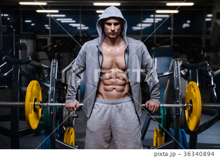 Brutal strong bodybuilder athletic men muscles 36340894