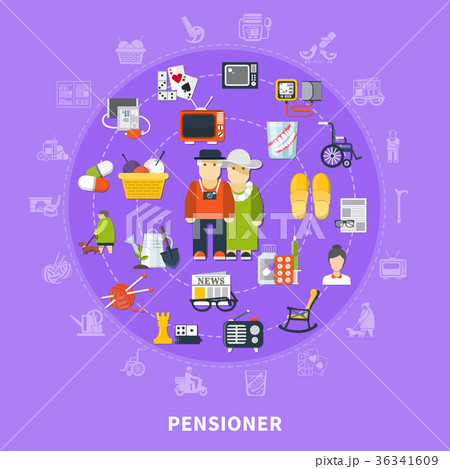 Pensioner Colored Concept Pensioner Colored Concept 36341609