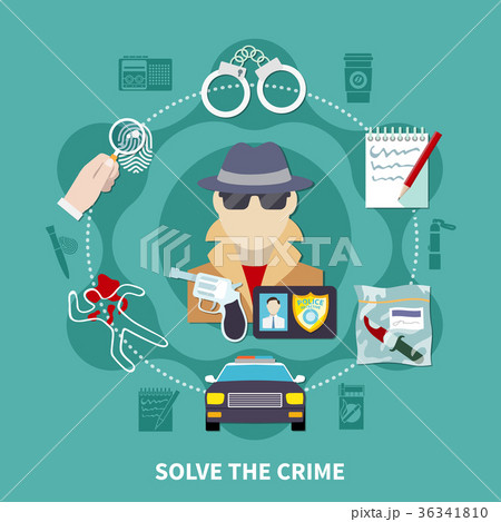 Detective Colored Composition 36341810