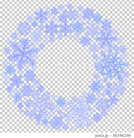 手描きイラスト◇結晶リース www.datatekpacific.co.nz