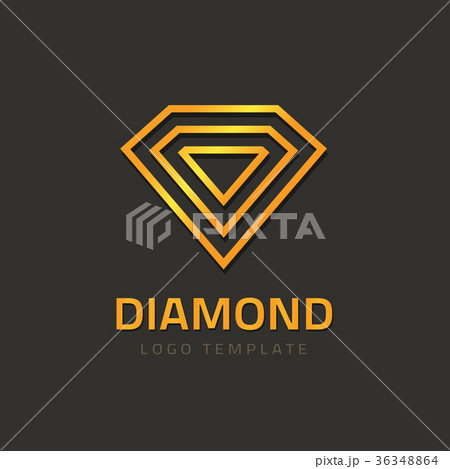 Abstract jewelry logo, diamond logotype design Abstract jewelry logo, diamond logotype design 36348864