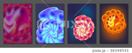 Bright abstract backgrounds with swirl elements 36349543