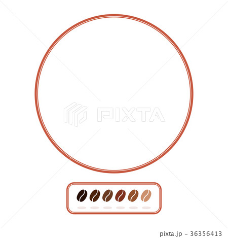コーヒー豆　フレーム　（背景素材） 36356413