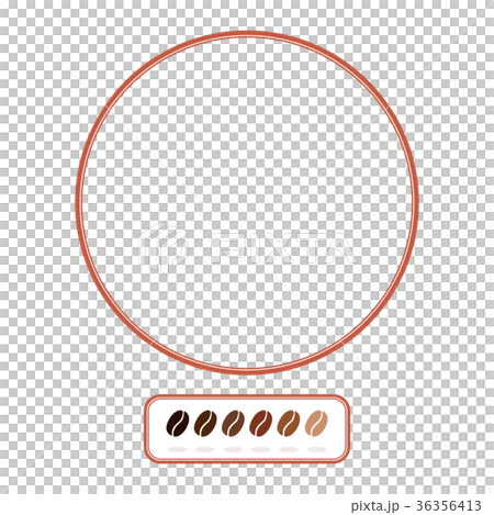 コーヒー豆　フレーム　（背景素材） 36356413