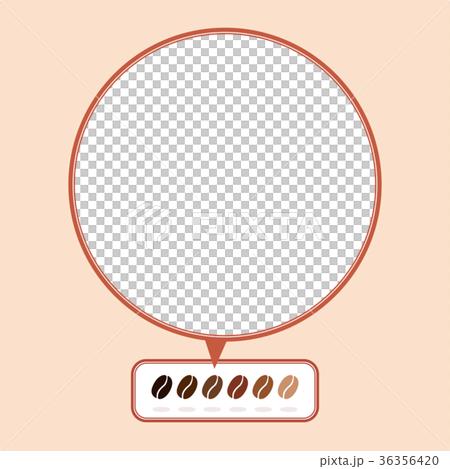 コーヒー豆　フレーム　（背景素材） 36356420