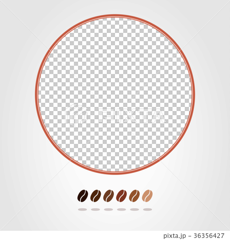 コーヒー豆　フレーム　（背景素材） 36356427
