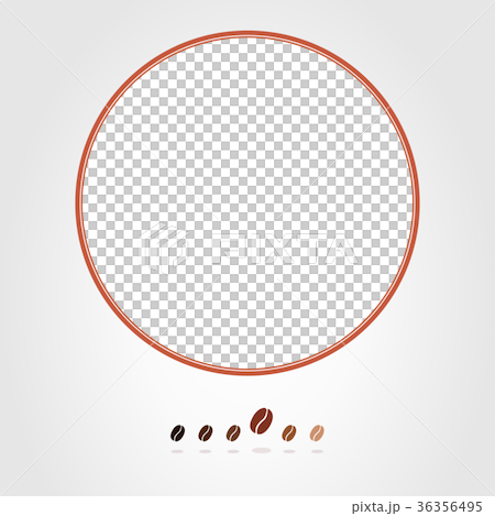 コーヒー豆　フレーム　（背景素材） 36356495