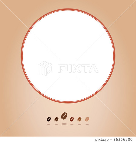 コーヒー豆　フレーム　（背景素材） 36356500