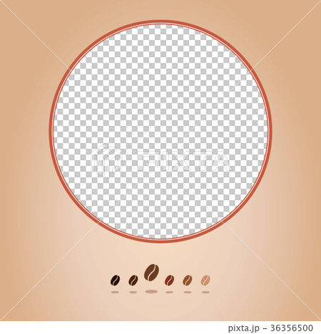 コーヒー豆　フレーム　（背景素材） 36356500