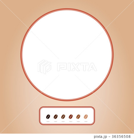コーヒー豆　フレーム　（背景素材） 36356508