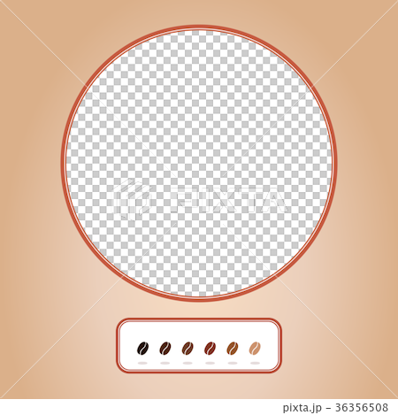 コーヒー豆　フレーム　（背景素材） 36356508