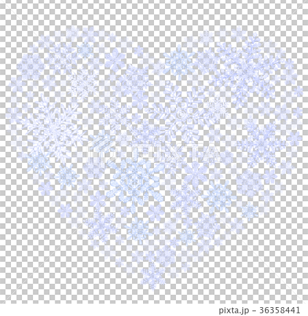 Heart snowflake 36358441