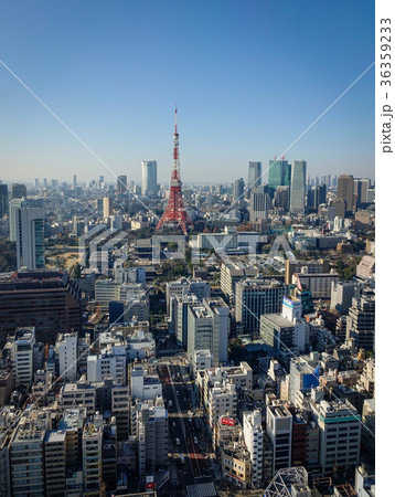 Aerial view of Tokyo, Japan 36359233