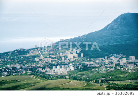 Resort city of Alushta, landscape of Crimea Resort city of Alushta, landscape of Crimea 36362695