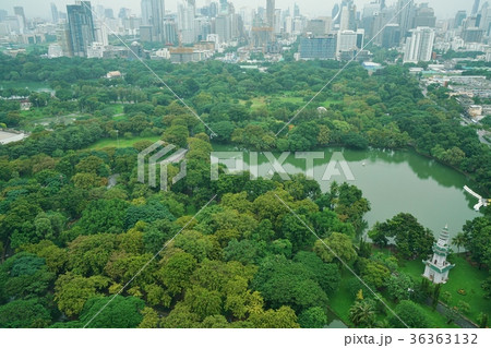 タイの首都バンコクの都市公園、ルンピニー公園とその周辺 36363132