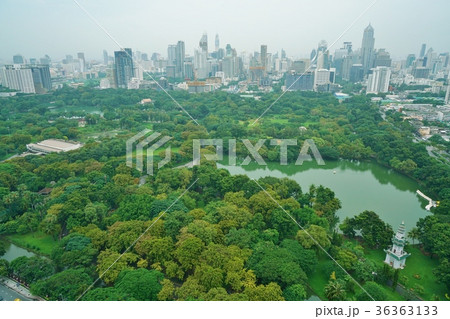 タイの首都バンコクの都市公園、ルンピニー公園とその周辺環境 36363133