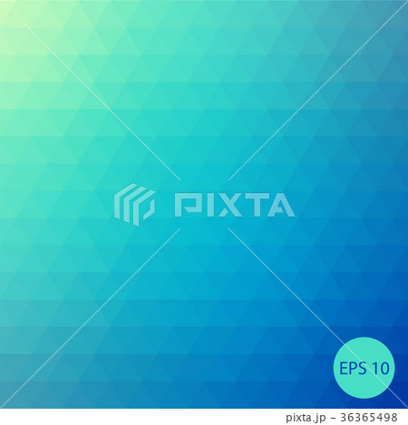 Vector triangle background. Green-blue background 36365498