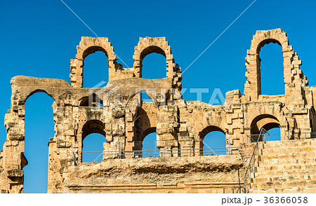 Amphitheatre of El Jem, a UNESCO world heritage Amphitheatre of El Jem, a UNESCO world heritage 36366058