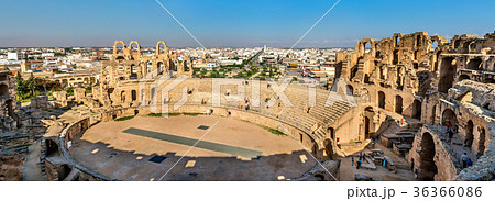 Amphitheatre of El Jem, a UNESCO world heritage Amphitheatre of El Jem, a UNESCO world heritage 36366086