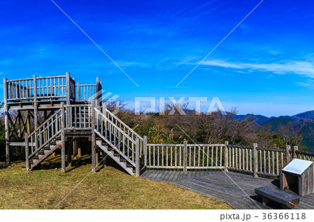 雲仙 絹笠山展望台 パノラマ 雲仙 絹笠山展望台 パノラマ 36366118