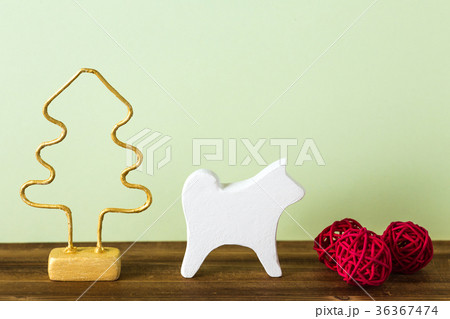 戌のおきもの　柴犬 36367474