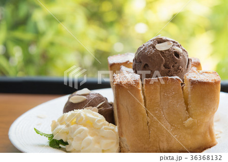 Honey Toast In Plate Honey Toast In Plate 36368132