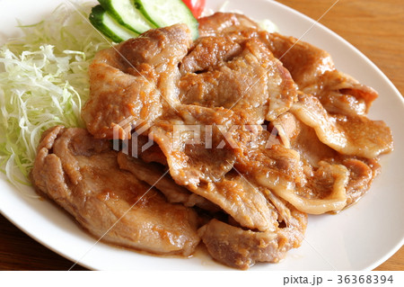豚肉の生姜焼き 36368394