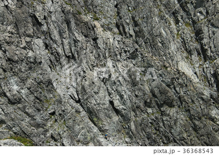 剣岳　山頂直下　カニのタテバイ 36368543