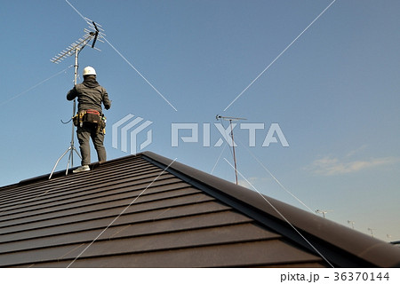 リフォーム　アンテナの交換工事と電気工事士 36370144