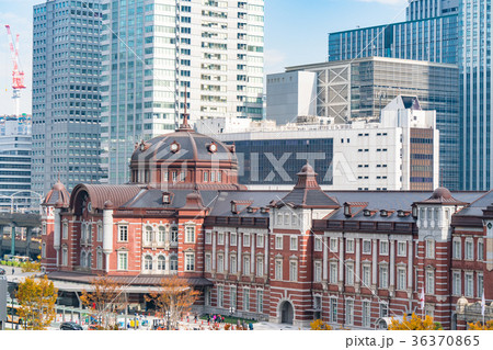 東京駅・都市風景 36370865
